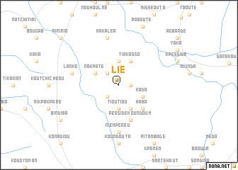 map of Lié