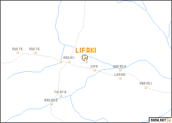 map of Lifaki