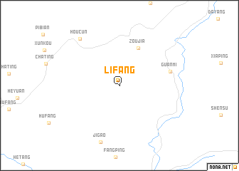 map of Lifang