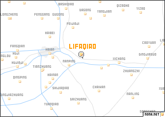 map of Lifaqiao