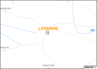 map of Lifasheng