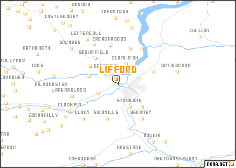 map of Lifford