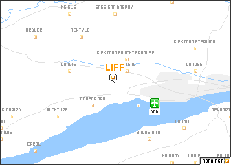 map of Liff