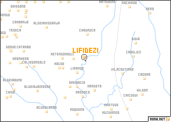 map of Lifidezi