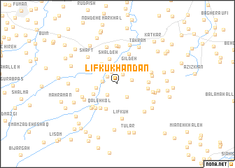 map of Līfkū Khandān