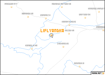 map of Liflyandka