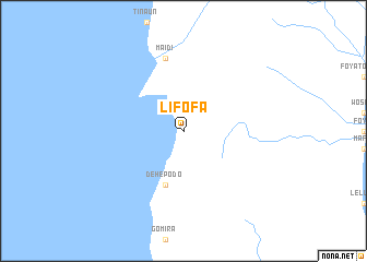 map of Lifofa