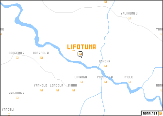 map of Lifotuma