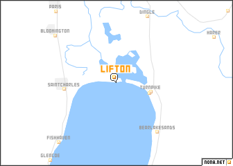 map of Lifton