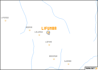 map of Lifumba