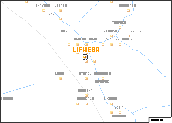 map of Lifweba