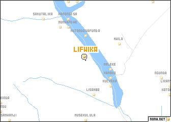 map of Lifwika