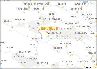 map of Ligachevo