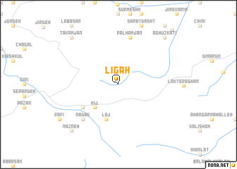 map of Līgāh