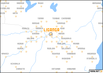 map of Liganga
