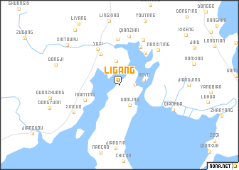 map of Ligang