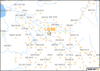 map of Ligao