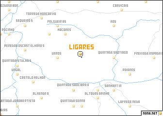 map of Ligares