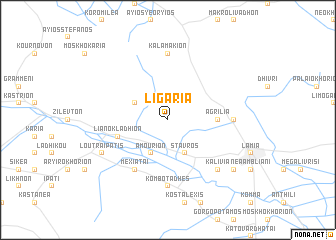 map of Ligariá