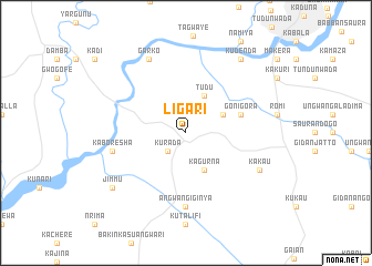 map of Ligari