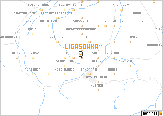 map of Ligasówka