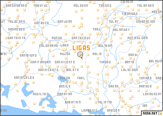 map of Ligas