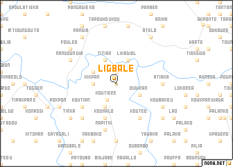 map of Ligbalé