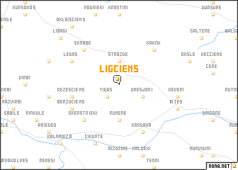 map of Līgciems