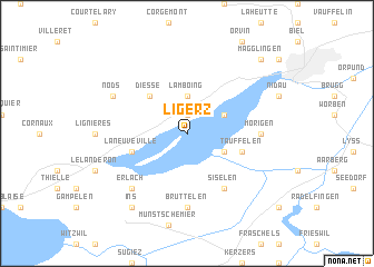 map of Ligerz