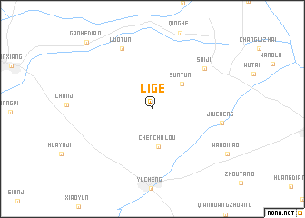 map of Lige