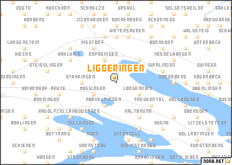 map of Liggeringen