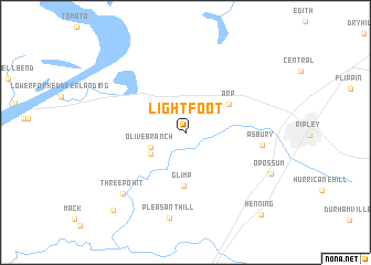 map of Lightfoot