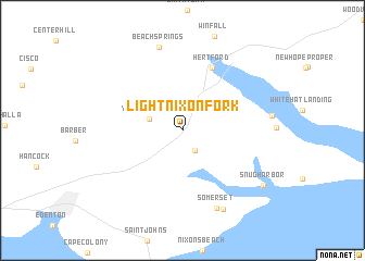 map of Light Nixon Fork