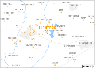 map of Light Oak