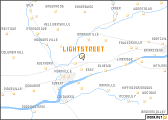 map of Light Street