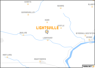 map of Lightsville