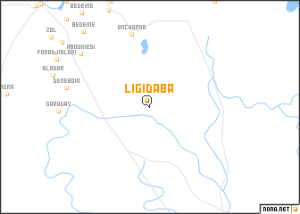 map of Ligidaba