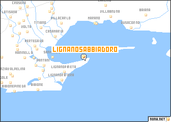 map of Lignano Sabbiadoro