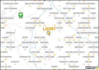 map of Lignat