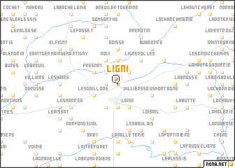 map of Ligni