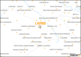 map of Lignou