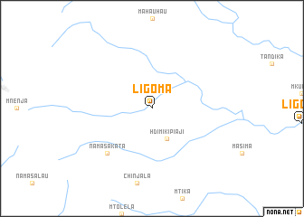 map of Ligoma