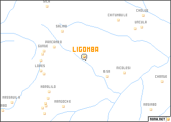 map of Ligomba