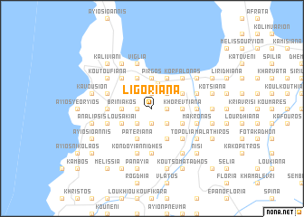 map of Ligorianá