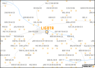 map of Ligota