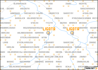 map of Ligota