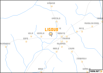 map of Ligoua