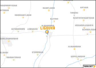 map of Ligovka