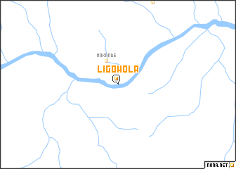 map of Ligowola