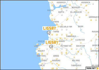 map of Ligsay